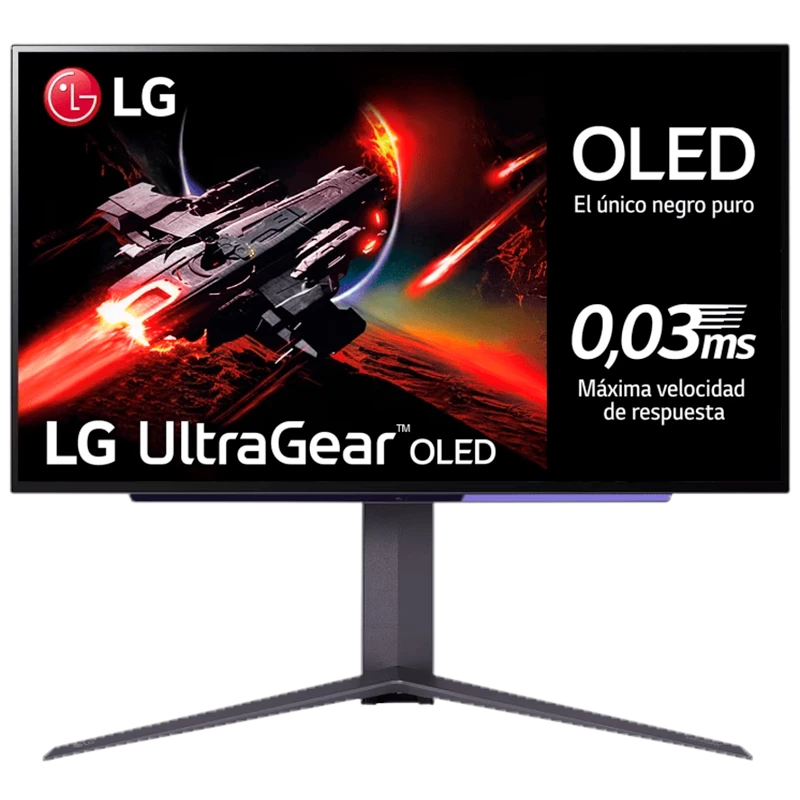 Monitor Gamer LG 27" UltraGear OLED QHD 27GR95QE-B 0.03ms (GTG) 240Hz 