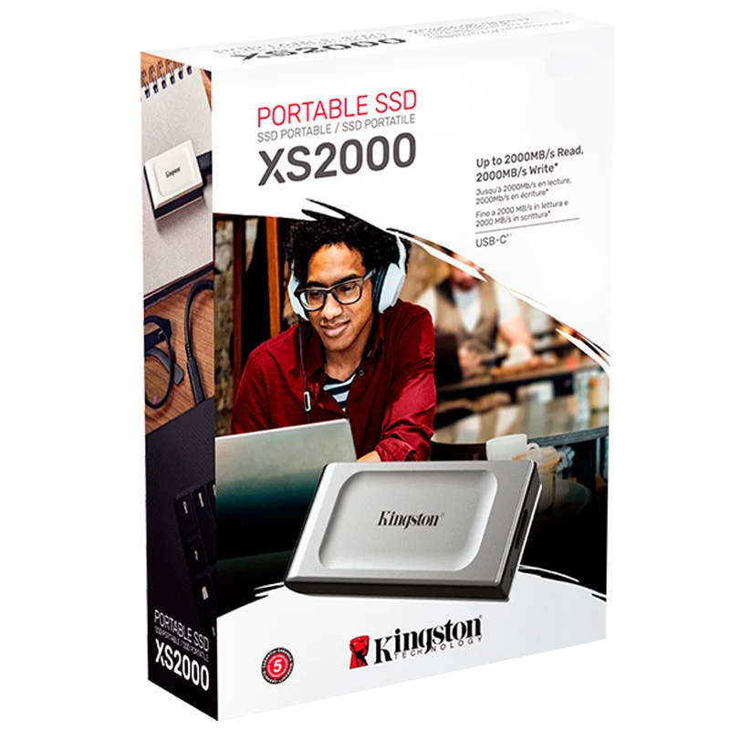Unidad Solida Externa Kingston XS2000 4TB