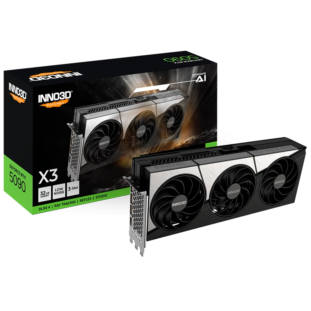 Tarjeta De Vídeo INNO3D GeForce RTX 5090 X3 32GB