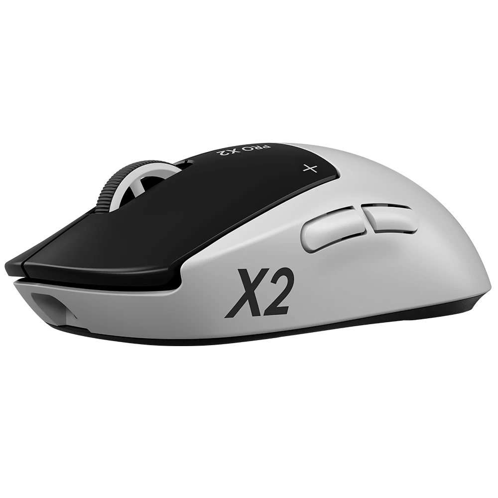 Mouse Gamer Logitech PRO X2 Superstrike · LIGHTSPEED 2.4GHz · Sensor HERO 2 · 44.000 DPI · 61g · 5 Botones · Blanco